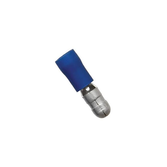 Terminal male plug 5mm pressing type, blue 1-2,6 mm²