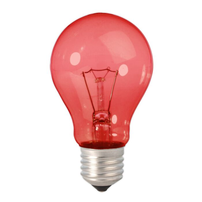 Coloured GLS-lamp 240V 25W E27 Red